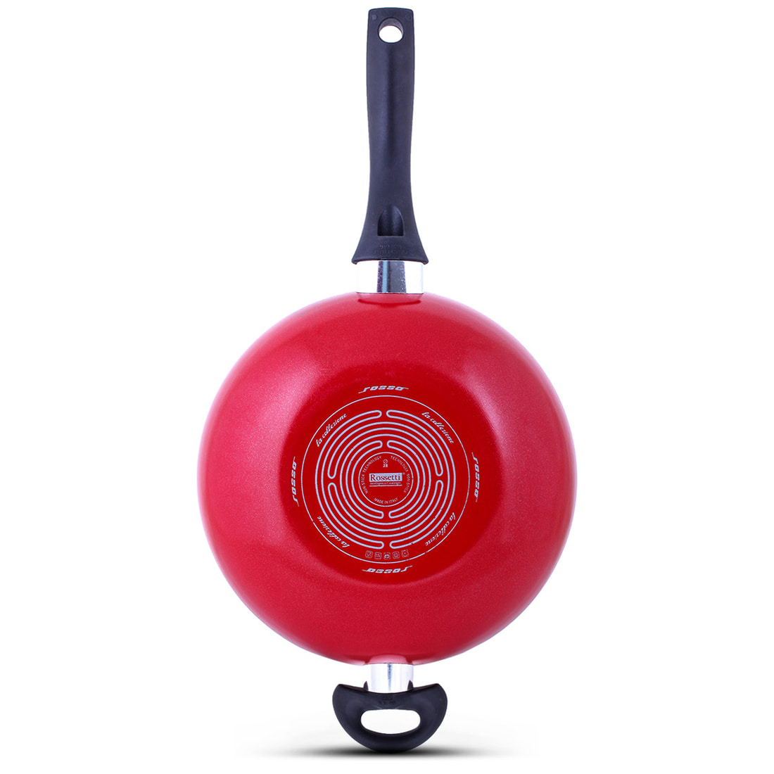 2a1428d8 ROSSO - Stir Fry Wok 32cm w/ H. Handle # 1317 - Image 1