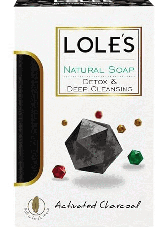 Natural Activated Charcoal Soap 150G