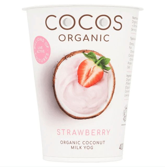3e6044fc Cocos Organic Strawberry Coconut Yogurt – 400g - Image 1