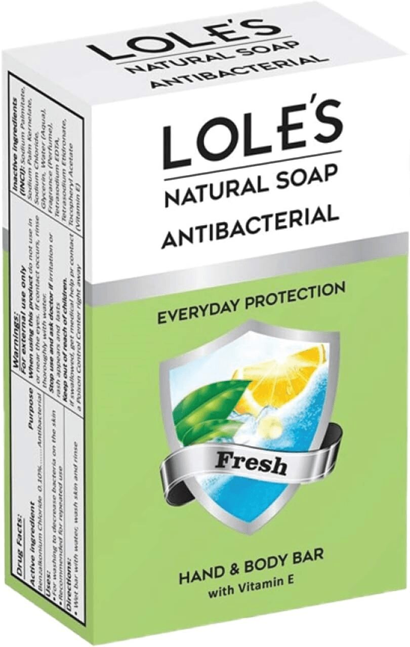 58f40f48 Natural Antibacterial Fresh Soap 100G - Image 1