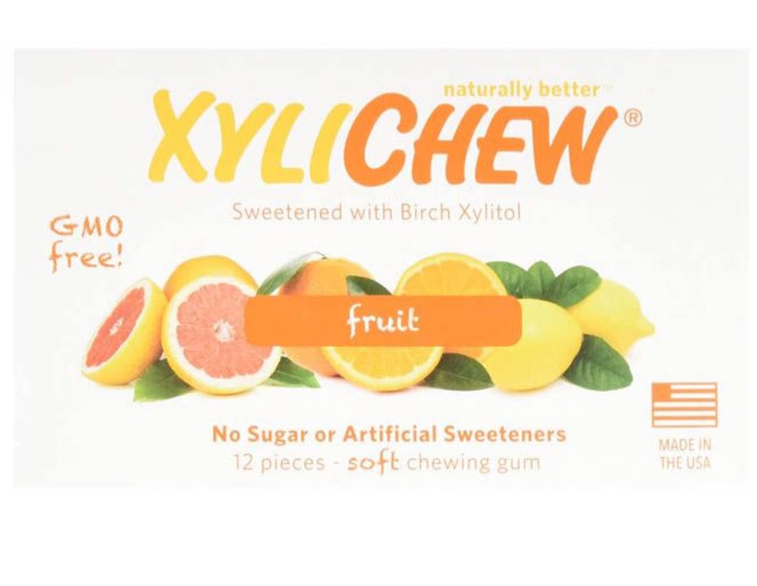 7023deda Xylichew Gum Fruit 12CT - Image 1
