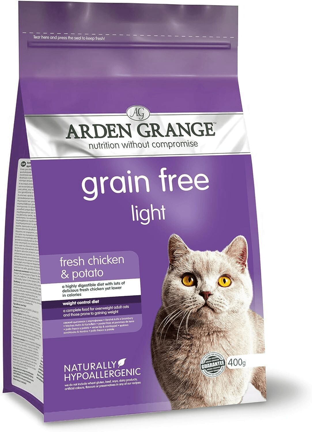 91a2eee1 Arden Grange Light Chicken & Potato Dry Food - 400G - Image 1