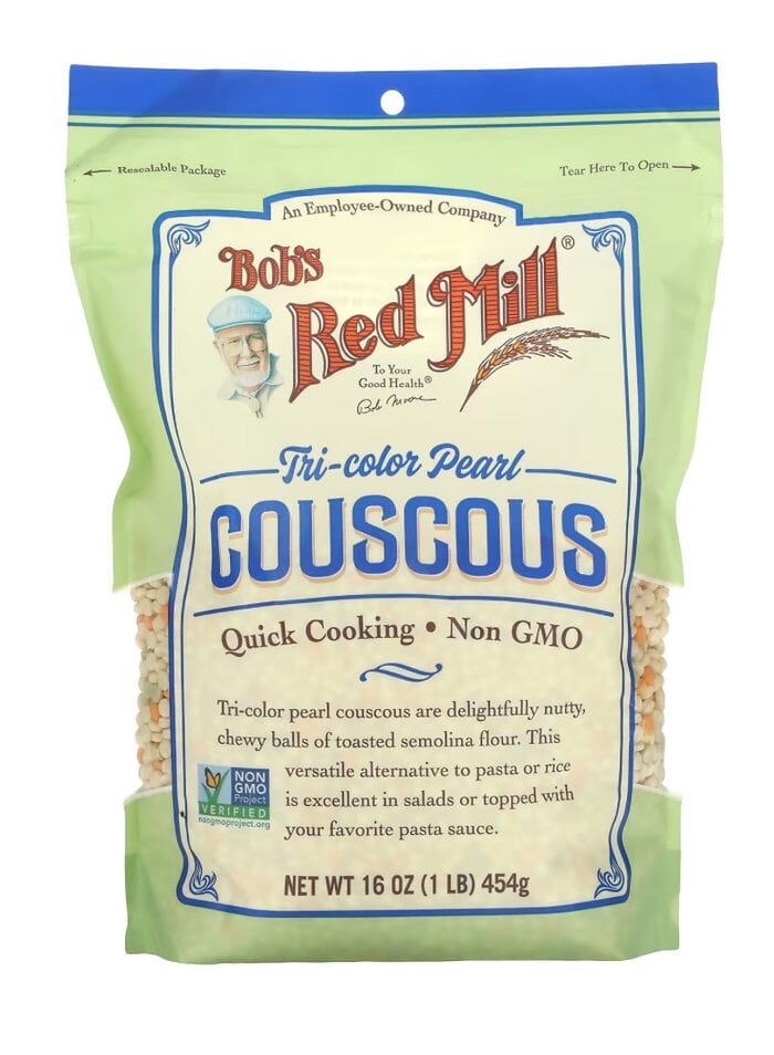 FTh70phGw6SFEwBwR9ARVjpBbsBHn0CcHph051xFmVQ Bob’s Red Mill Organic Tricolor Pearl Couscous – 6oz - Image 1