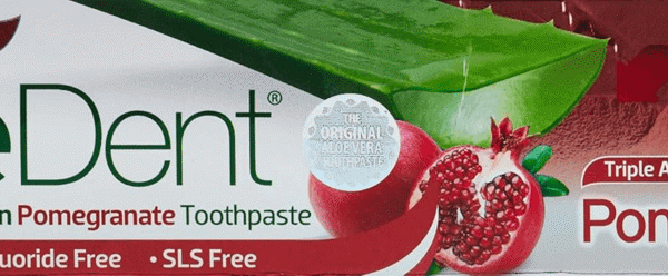 AloeDent Toothpaste Pomegranate - Arabic 100ML