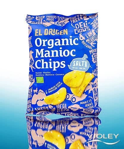 a5c4890f Organic Manioc Chips Salty 60g - Image 1