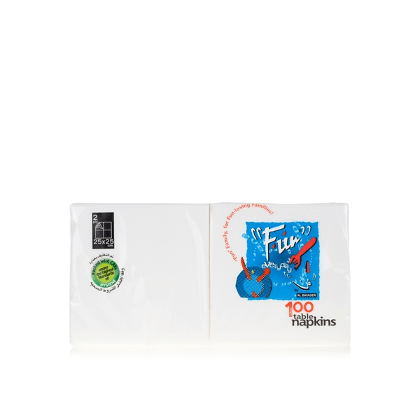 a994290a Fun Premium Napkin 33x33cm White 25pkts - Image 1
