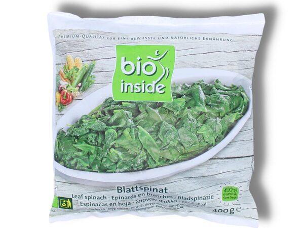 Bio Inside Organic Leaf Spinach – 400g
