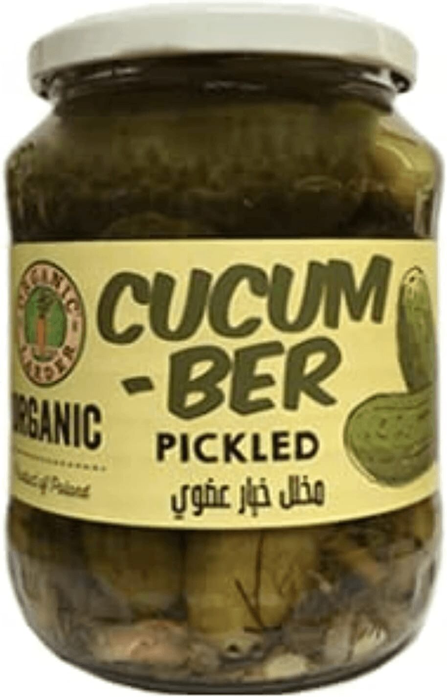 b1e58769 Organic Pickled Cucumber – 680g - Image 1