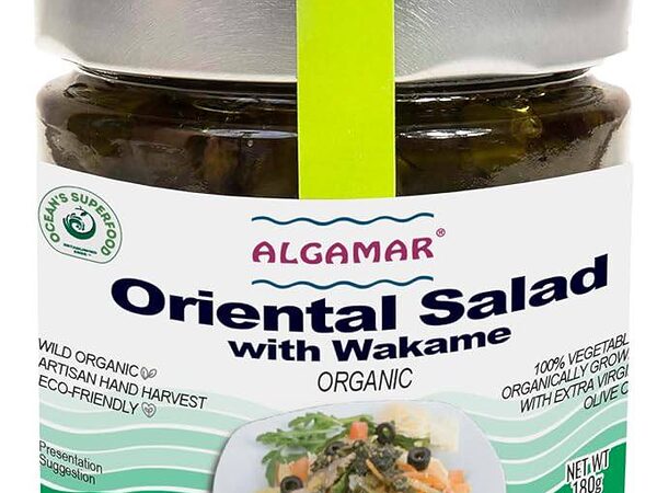 Algamar Organic Oriental Salad with Wakame – 180g