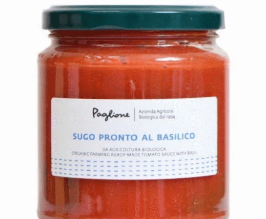Paglione Organic Tomato Sauce With Basil