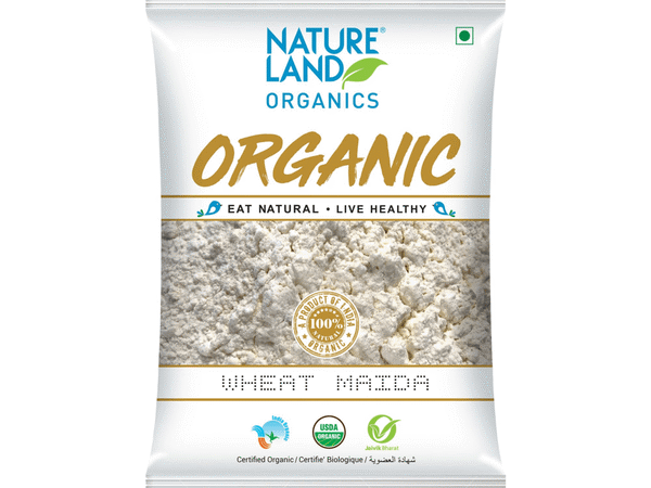 Natureland Organic Wheat Maida – 500g