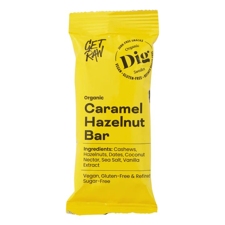 image.png Organic Caramel Hazelnut Bar 42g - Image 1