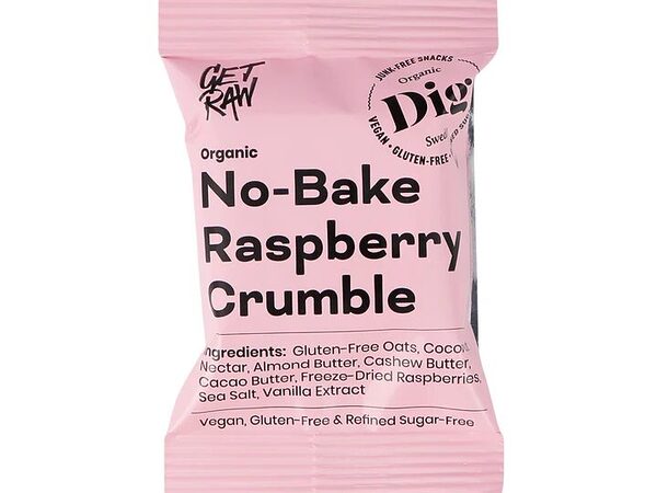 Organic No-Bake Raspberry Crumble 35g