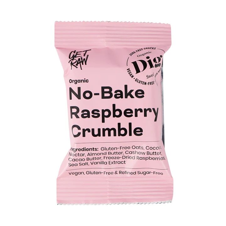 image.png Organic No-Bake Raspberry Crumble 35g - Image 1