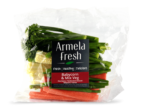 Armela Babycorn & Mixed Veg 200g Pkt