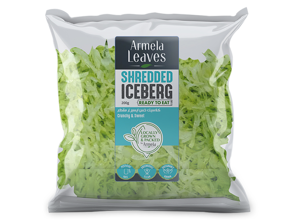 Armela Farms Iceberg Lettuce Shredded (Washed & Sanitised)
