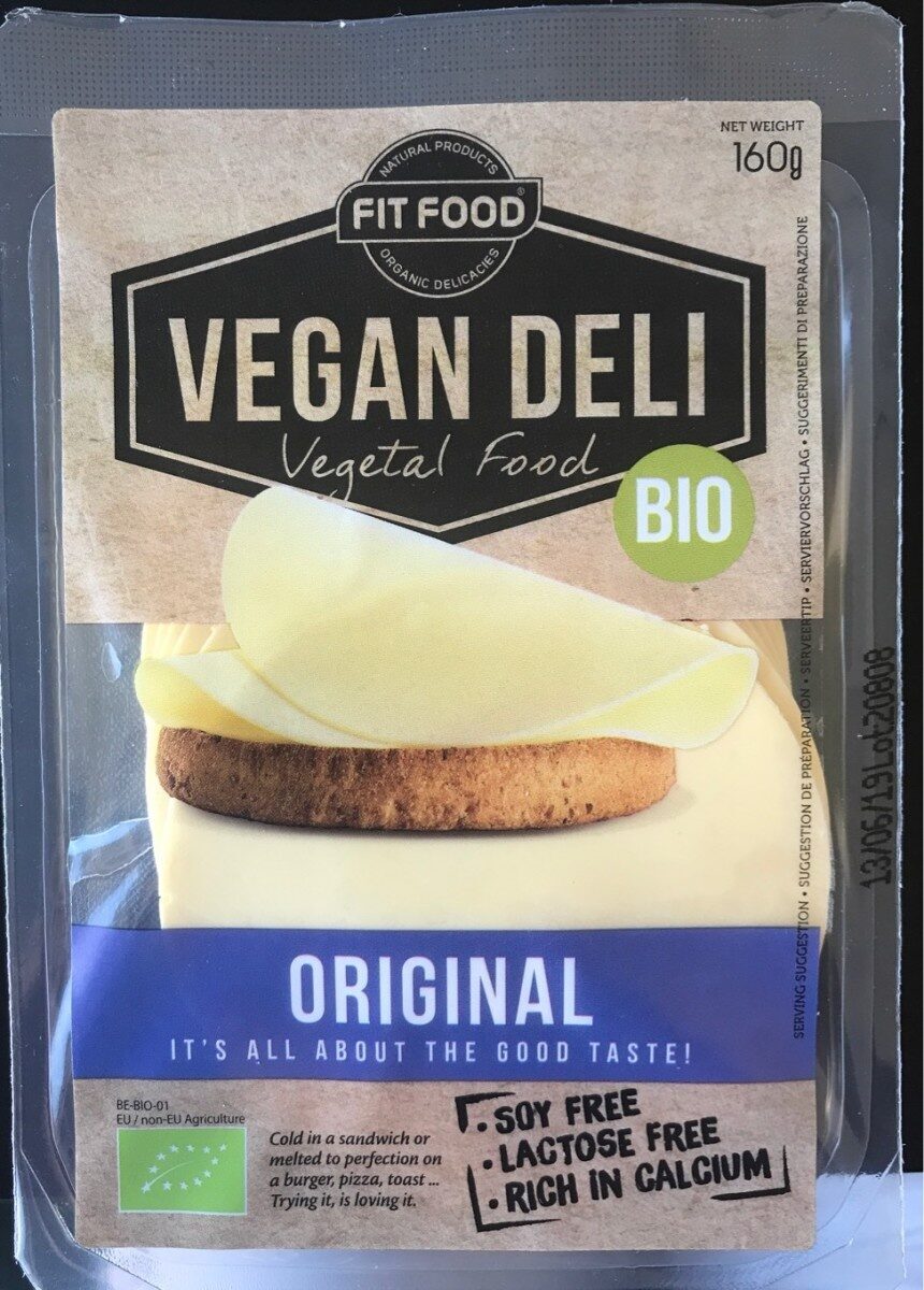 image.png Fit Food Vegan Deli Original 160g - Image 1