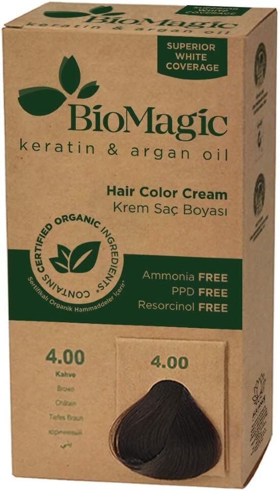 image.png Biomagic Hair Color C K 4/00 Brown - Image 1