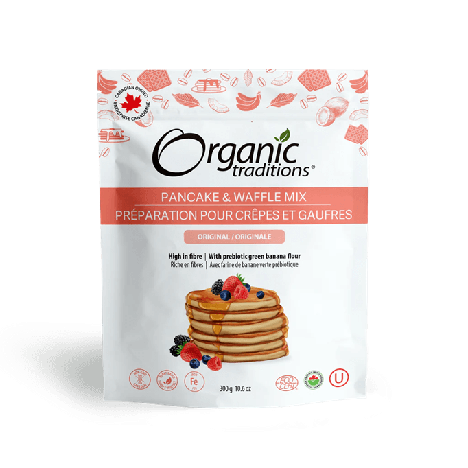 0de4610a Organic Traditions Pancake & Waffle Mix Original 300G - Image 1