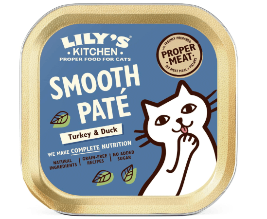 Lilys Kitchen Turkey & Duck Paté Wet Cat Food - 85G