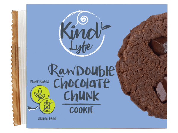 Kind Lyfe Raw Double Chocolate Chunk Cookie 35g