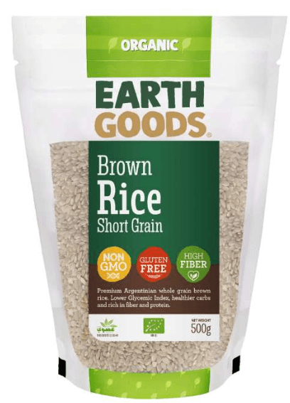 43f8d600 Organic Short Brown Rice 500g - Image 1