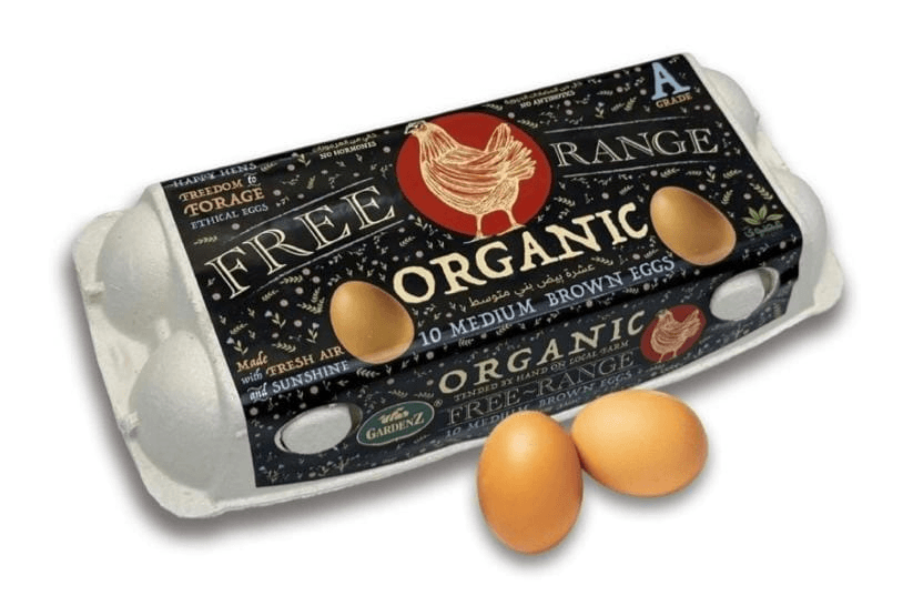 4a02a5c3 Gardenz Free Range Organic Eggs - 10 Pack - Image 1