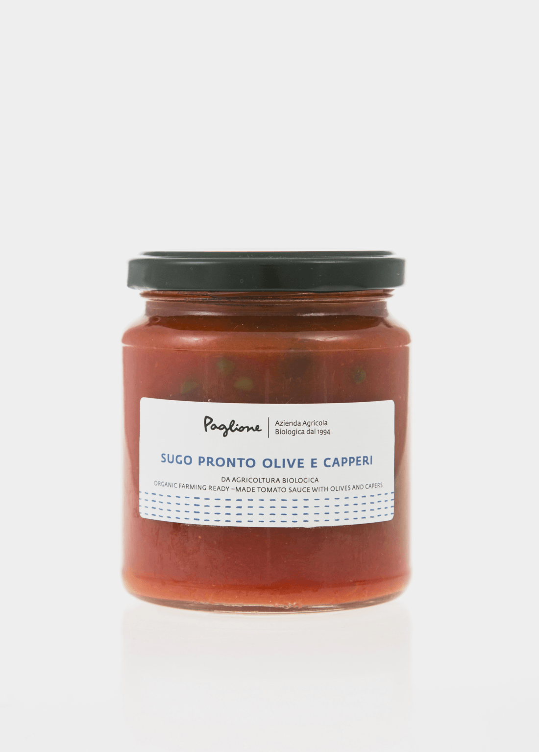 5ff0c35d Paglione Organic Tomato Sauce With Olive And Capers - Image 1