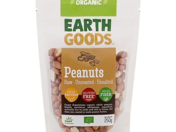 Earth Goods Organic Peanuts 250G