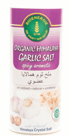 ORGANIC Himalayan Garlic Salt 170g Shaker