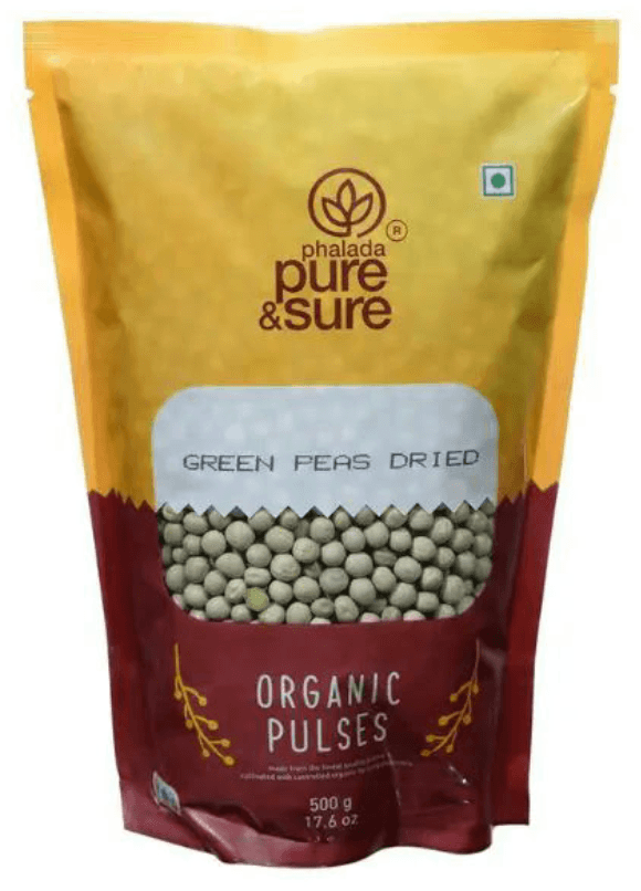 85e6ff5f PURE&SURE - Organic Green Peas Dried 500GM - Image 1