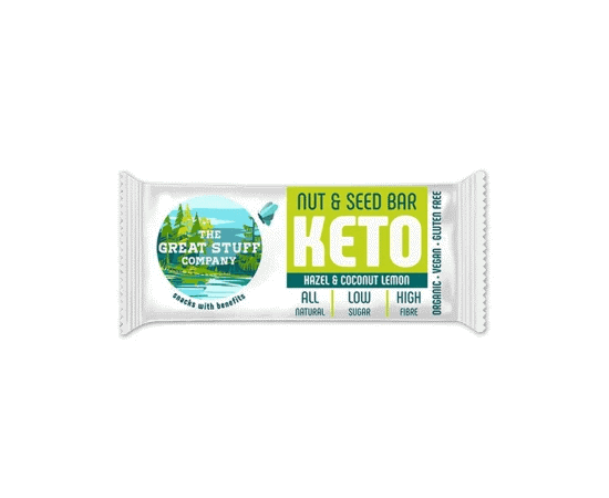 KETO Nut & Seed Bar Hazel & Coconut Lemon 40g