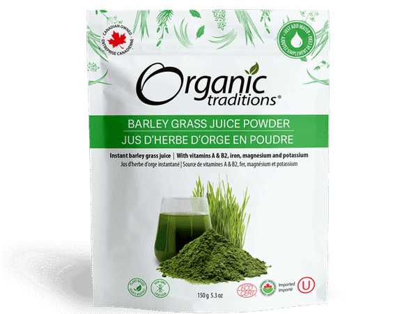 Organic Traditions Barley Grass Juice Powder 150G
