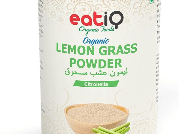 EatiQ Organic Foods - Organic Lemongrass Powder - 100GM