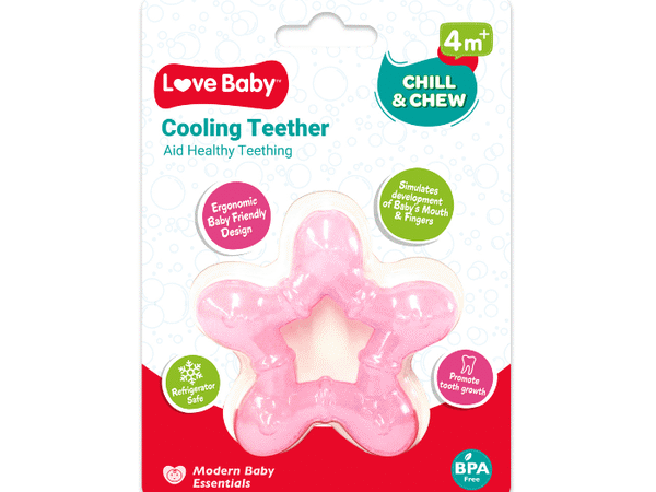 Love Baby Chill & Chew Cooling Teether Star 1s