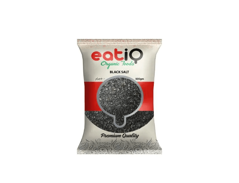 a4a6e0a4 EatiQ Organic Foods - Black Salt - 500GM - Image 1