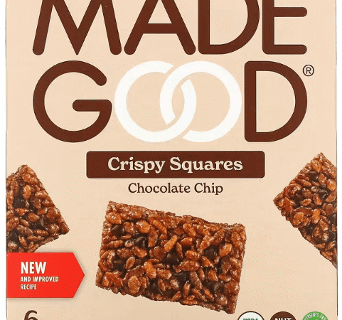 Made Good Organic Crispy Squares Chocolate Chip 22 6 132g