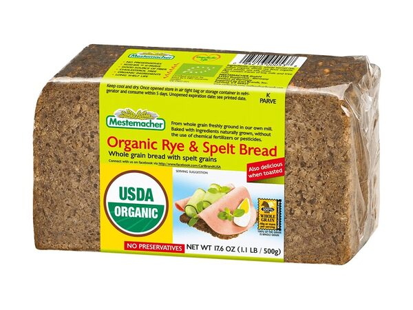 Mestemacher Organic Rye Bread 500g