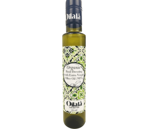 Oilala Organic Evoo Basil – 250ml