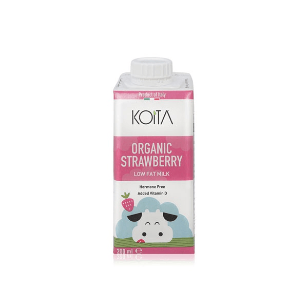 c184e4ff Koita Organic Strawberry Milk 200ml - Image 1