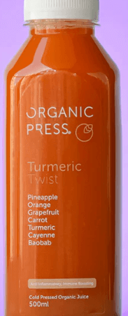 Organic Cold Press Juices Turmeric twist