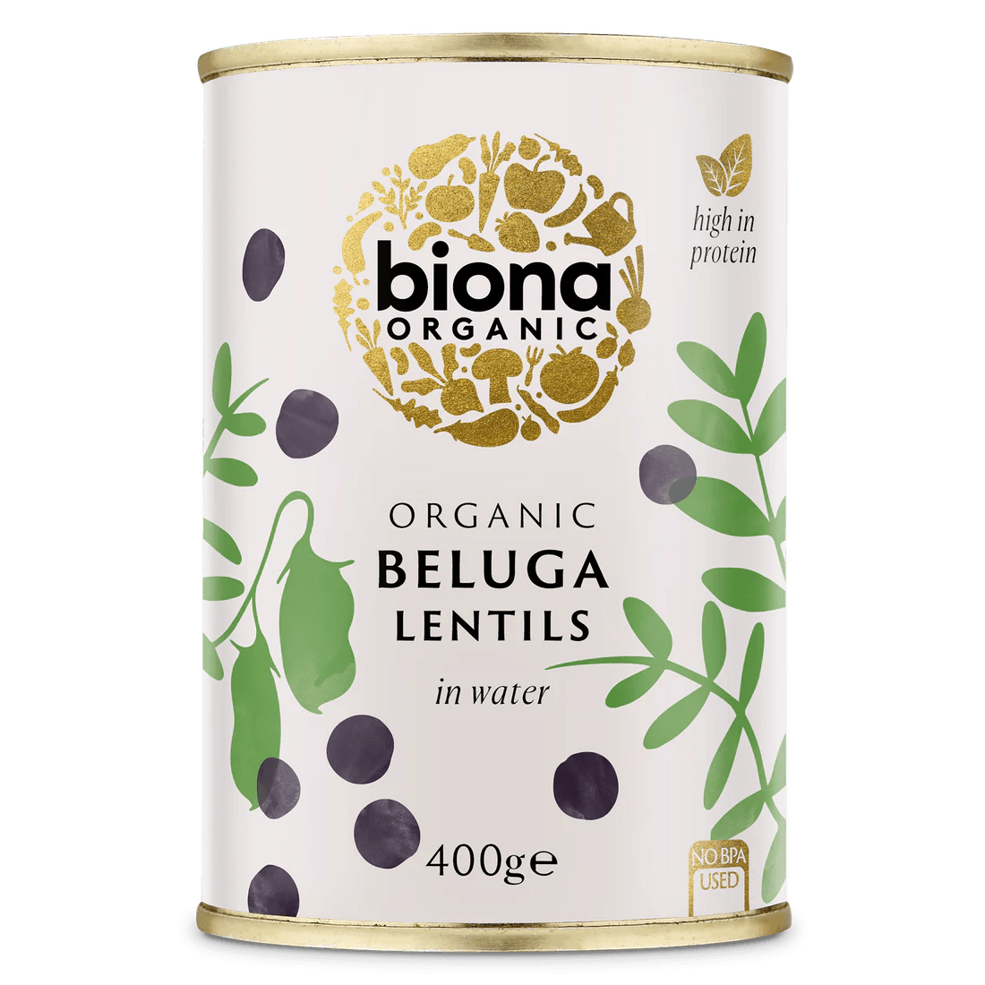 ea2ffb77 Biona Lentils Black Beluga Organic 400G - Image 1