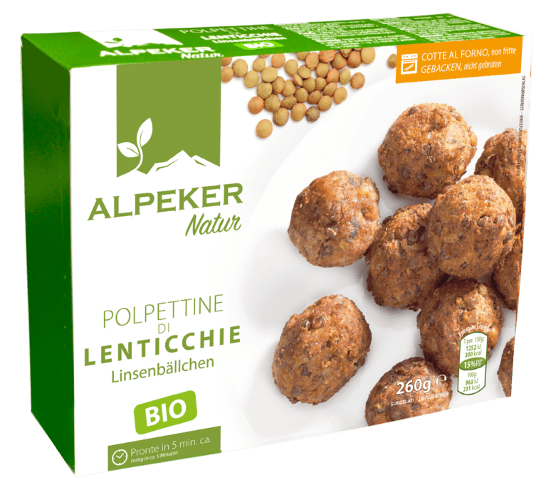 image.png ALPEKER Organic Frozen Natur Mini Chickpea Balls 250g - Image 1