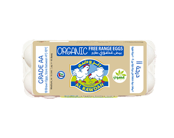 Al Rawdah Organic Eggs 10’s