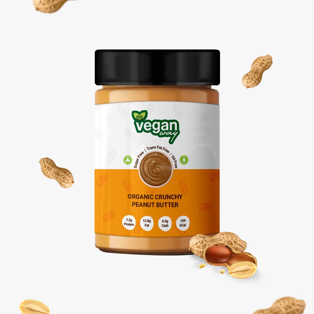 image.png Veganway Organic Crunchy Sweetened Peanut Butter 280G - Image 1