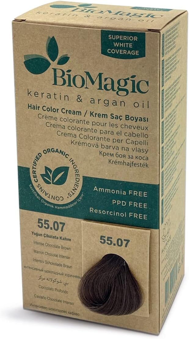 image.png Biomagic Hair Color C K 55/07 Intense Chocolate Brown - Image 1