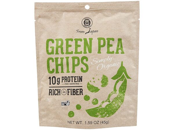 Muso Organic Green peas Chips 45g Gluten Free Vegan