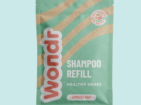 WONDR Healthy Herbs Shampoo Starter Kit (Bottle + Powder Refill)