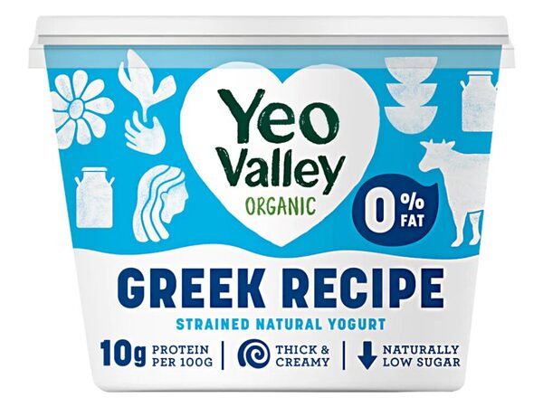 Organic  Super Thick Kerned 0% Natural Yogurt 450G