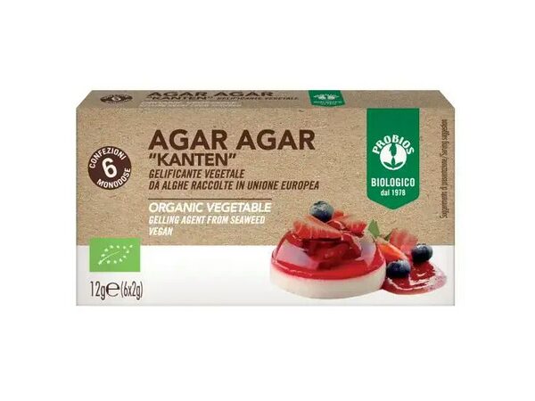 Probios Organic Agar Agar Seaweed – 12g (6 x 2g)